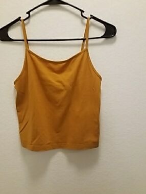 Unlisted Mustard Spaghetti Strap Camisole